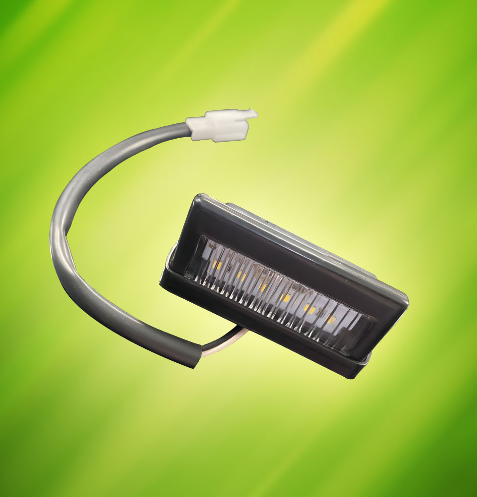 number plate lights